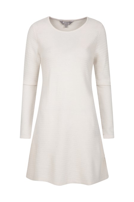031120 HAZEL WOMENS LS KNITTED DRESS