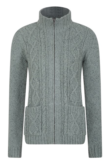 031127 EXETER WOMENS FULL ZIP KNITTED TOP
