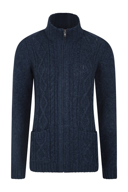 031127 EXETER WOMENS FULL ZIP KNITTED TOP