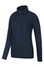 031127 EXETER WOMENS FULL ZIP KNITTED TOP