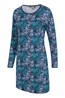 031139 PRIMROSE PRINTED WOMENS LS DRESS