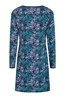 031139 PRIMROSE PRINTED WOMENS LS DRESS