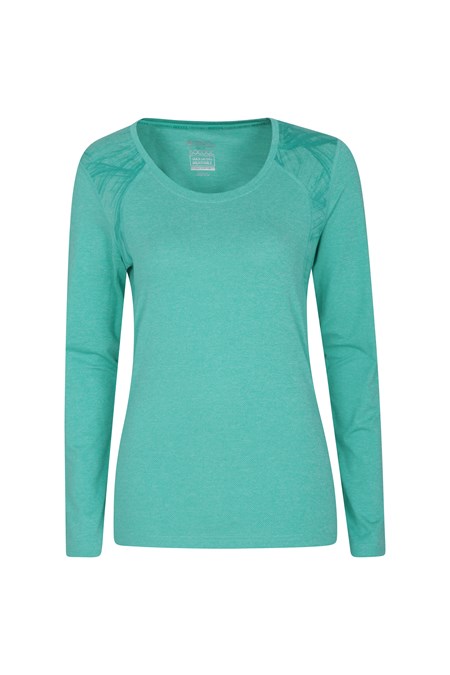 031171 ENLIGHTEN PRINTED WOMENS LS TEE
