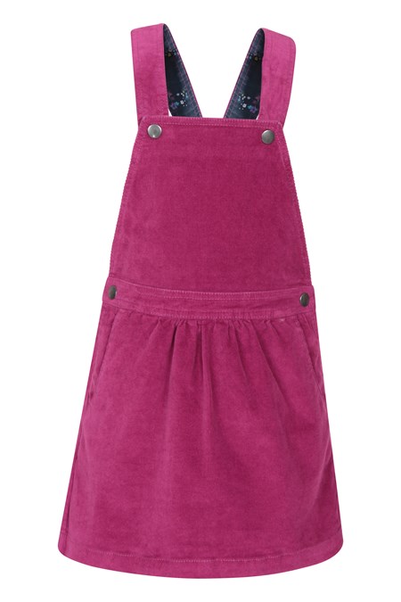 031184 CORD KIDS DUNGAREE DRESS
