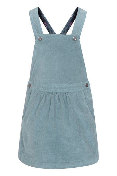 031184 CORD KIDS DUNGAREE DRESS