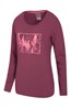 031275 FOREST BRIGHTS PRINTED LS WOMENS TEE