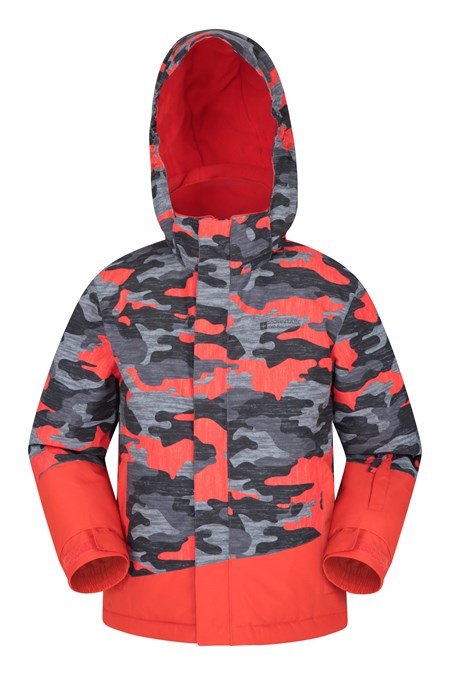031318 BANFF PRINTED KIDS SKI JACKET