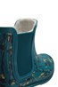 031479 WINTER ANKLE PRINTED WOMENS RUBBER WELLIE
