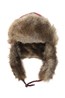 031486 GINGHAM CHECK TRAPPER HAT