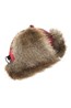 031486 GINGHAM CHECK TRAPPER HAT