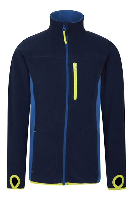 031533 VOYAGE KIDS CONTRAST FLEECE