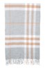 031574 CHECK WOMENS BLANKET SCARF