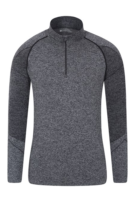 031581 SEAMLESS ZIP NECK BASELAYER TOP