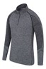 031581 SEAMLESS ZIP NECK BASELAYER TOP