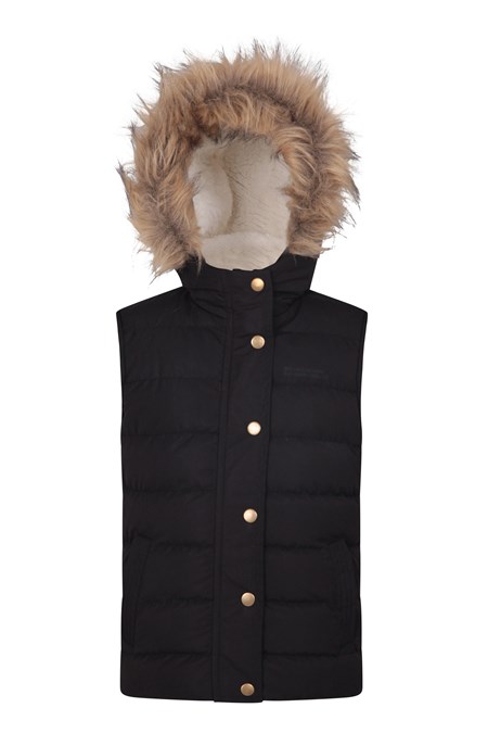 031642 FOREST KIDS SHERPA LINED GILET