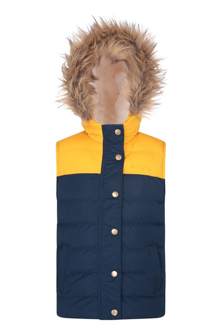 031642 FOREST KIDS SHERPA LINED GILET