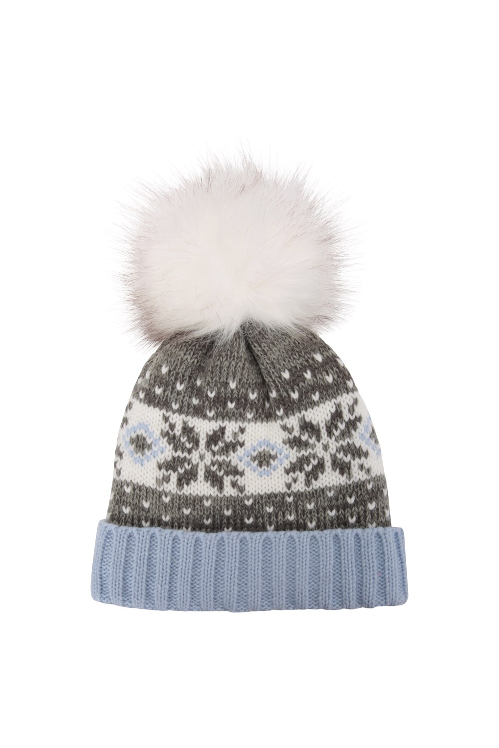 Mountain Warehouse Wms Thinsulate Fairisle Womens Pom Beanie Winter Hat