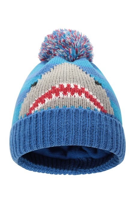 032047 SHARK FLEECE JUNIOR BEANIE