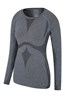034000 OFF PISTE LS SEAMLESS WOMENS TOP