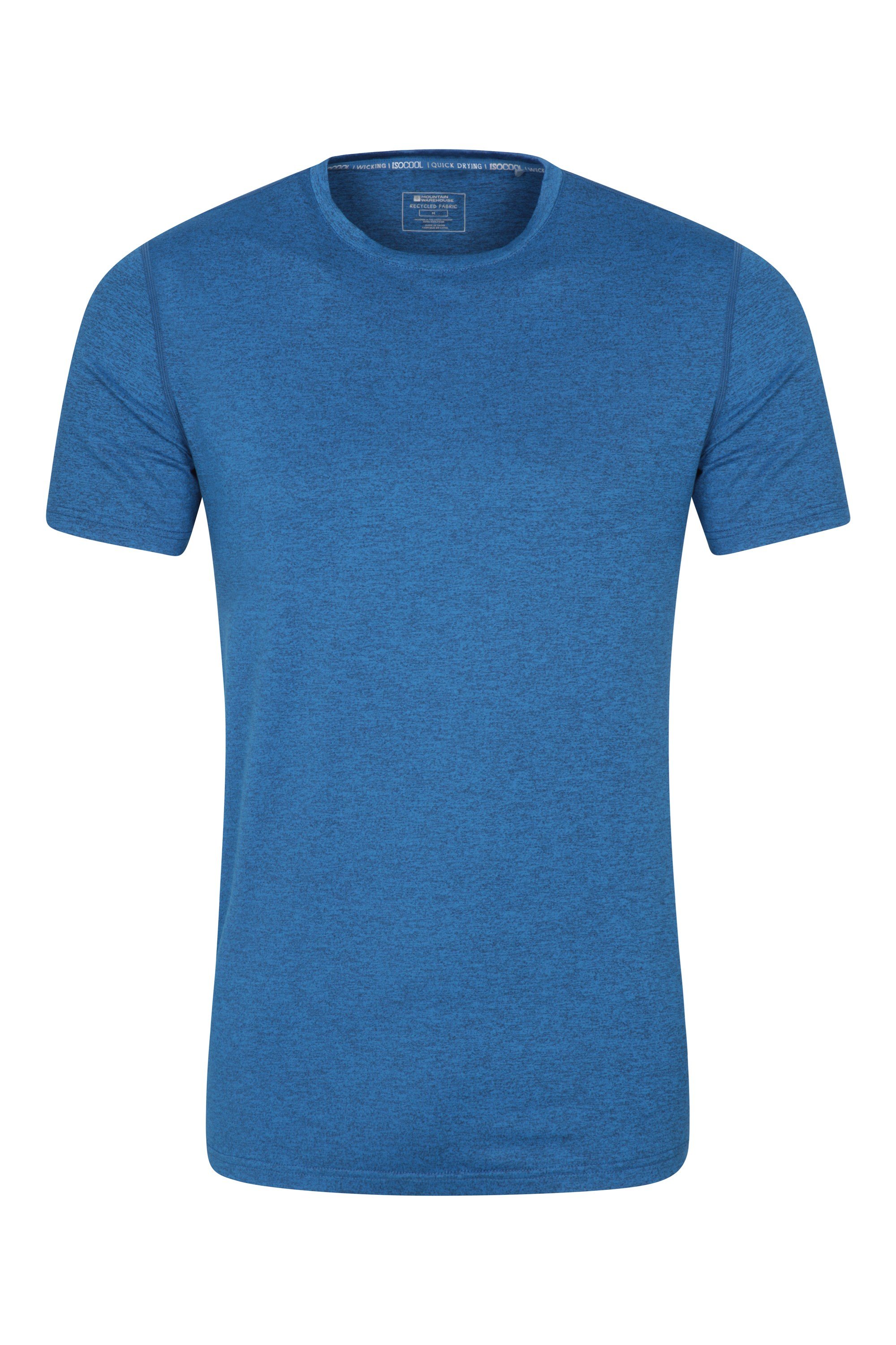 Echo Melange Mens Recycled T-Shirt - Blue