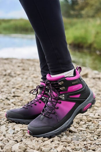 Shadow Waterproof Womens Softshell Boots Dark Pink