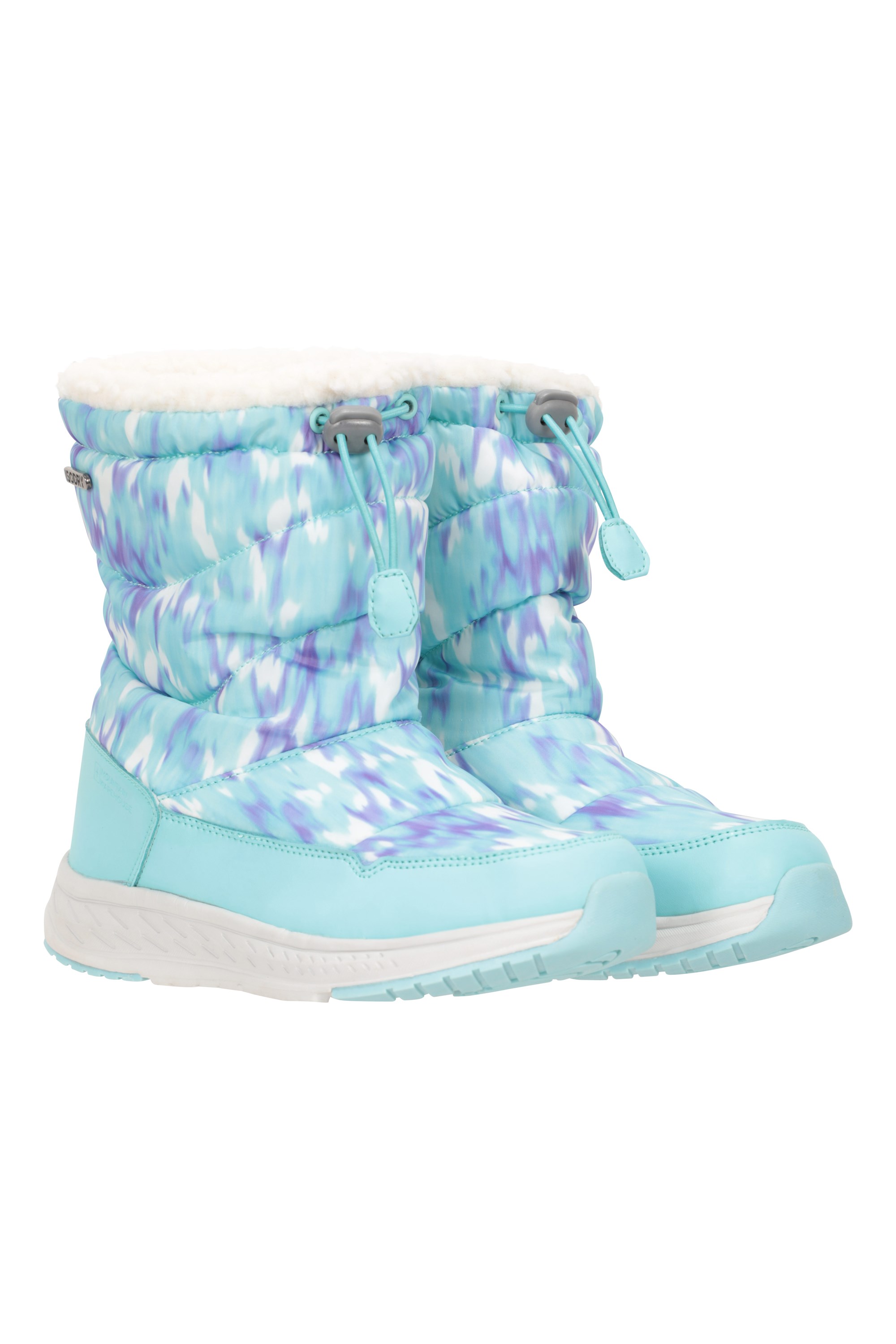 Glide Kids Adaptive Printed Snow Boots - Blue