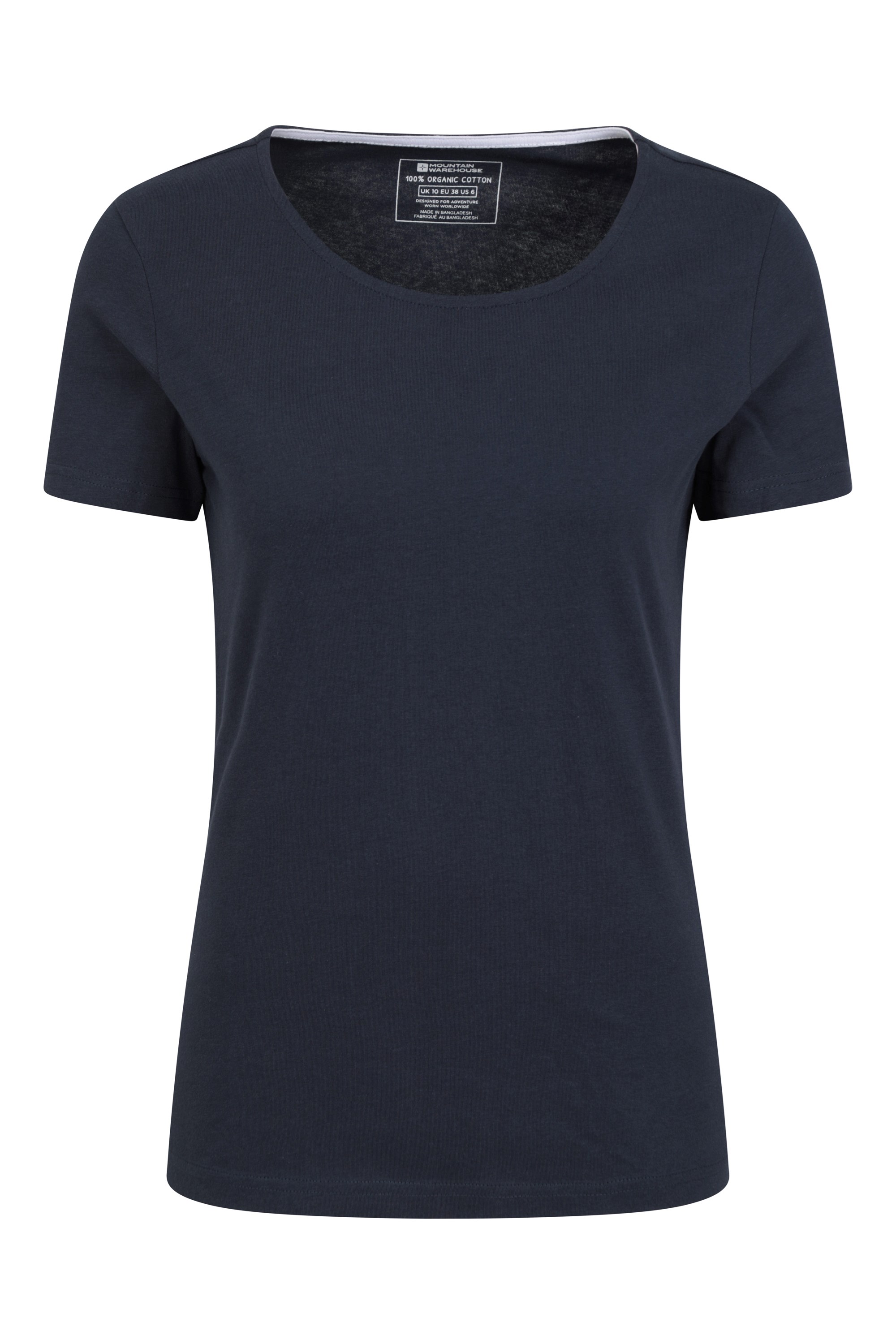 Eden Womens Organic Round Neck T-Shirt - Navy