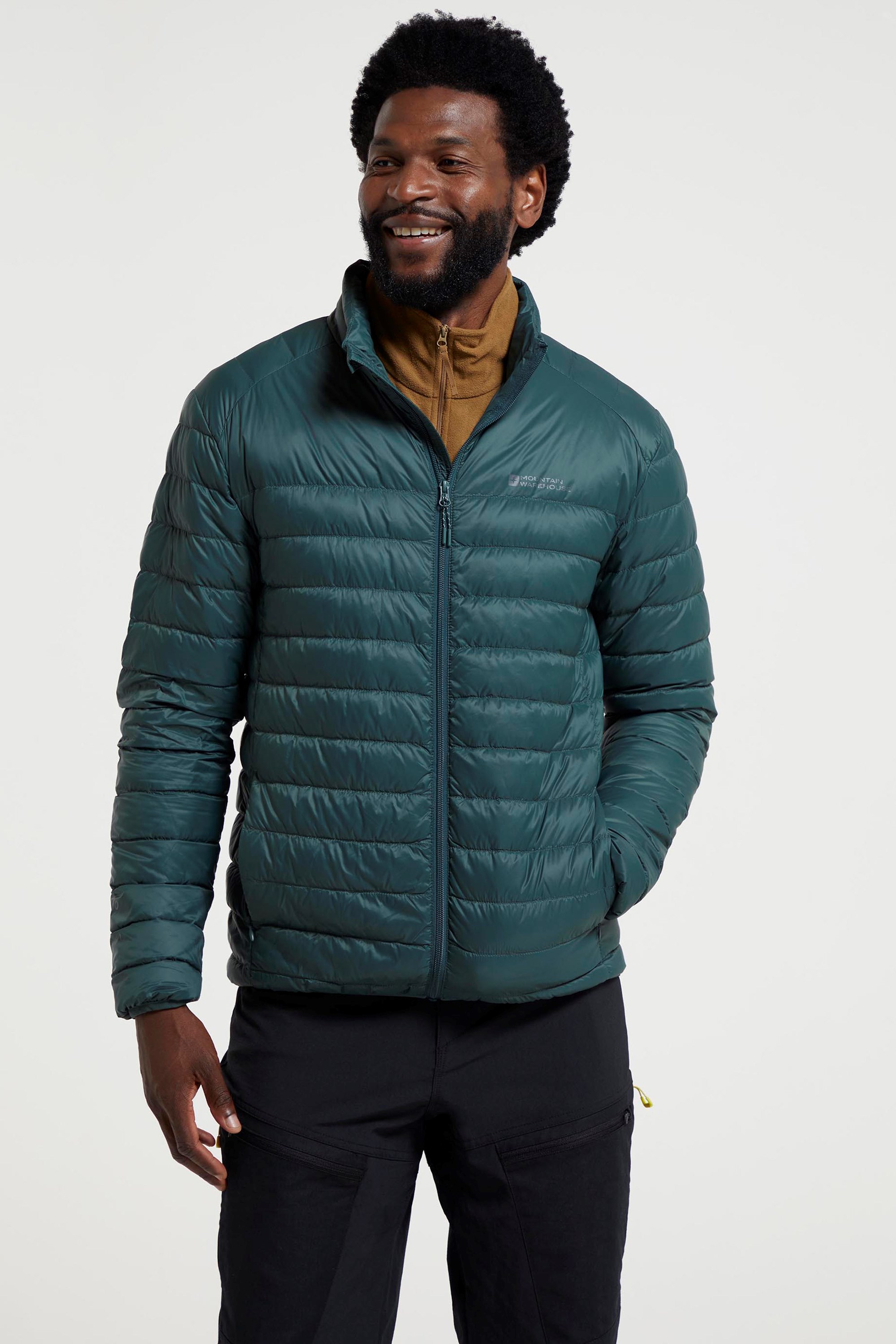 Featherweight II Extreme Mens RDS Down Jacket - Green