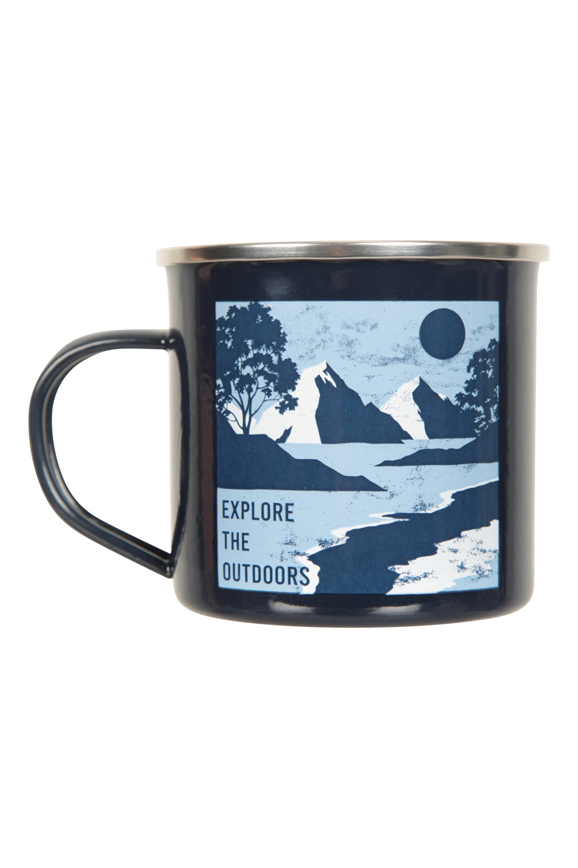 Enamel Mug - Explore the Outdoors - Navy
