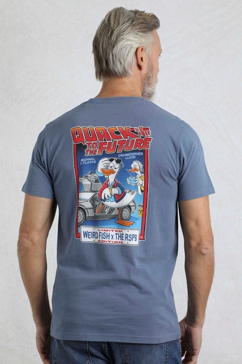 Option #004 Quack To The Future Mens Artist Tee RSPB Collab Image 1