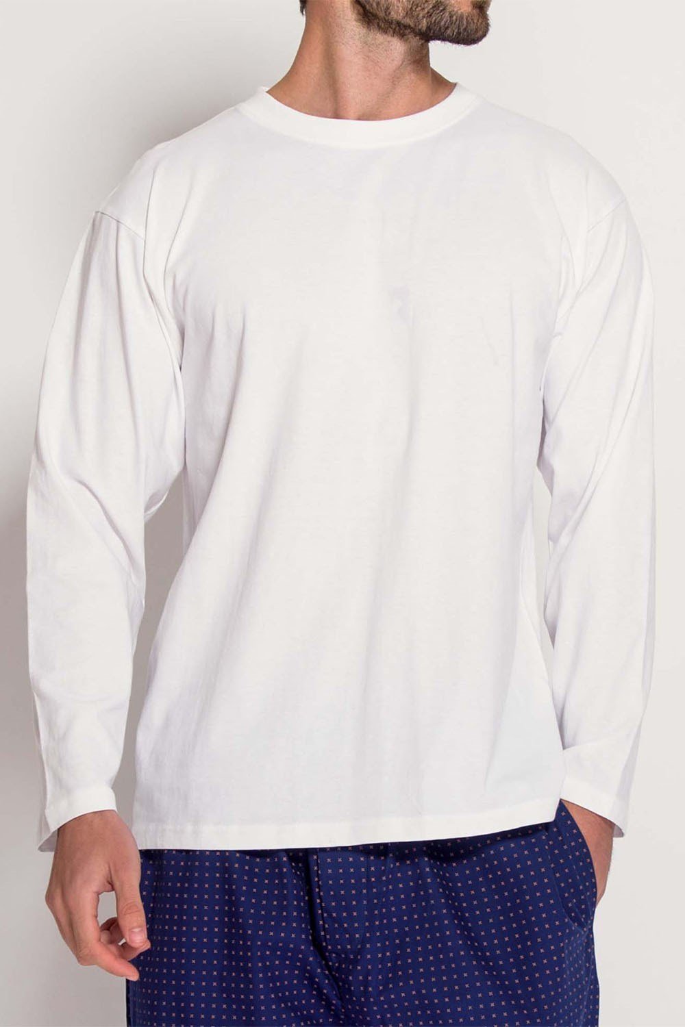 Mens Organic Cotton Long Sleeve T-Shirt -