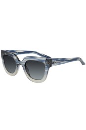 Purser Womens Sunglasses Blue Salt/LL Smoke Gradient