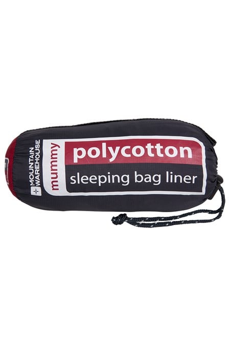 Polycotton Mummy Sleeping Bag Liner