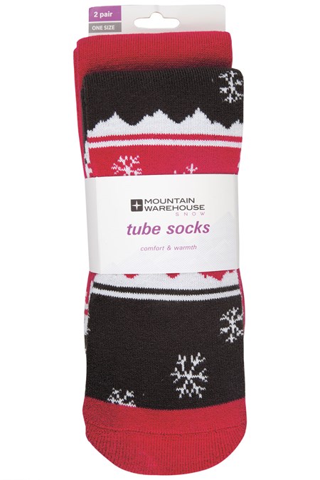 Patterned Ski Tubes 2 Pack
