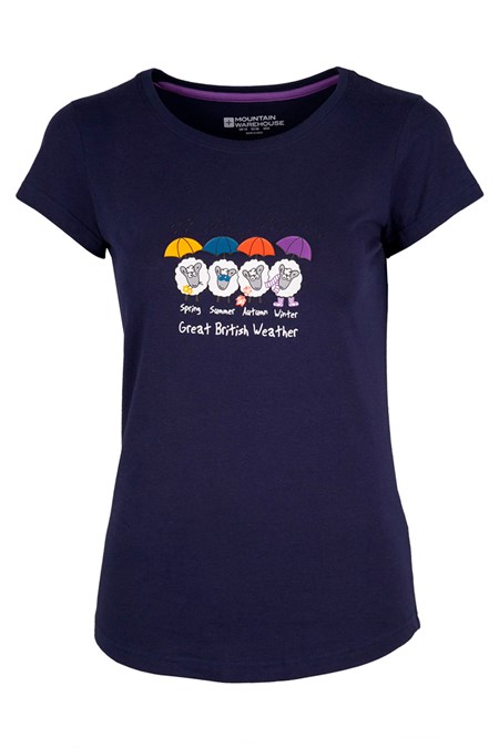 Great British Weather Womens T-Shirt