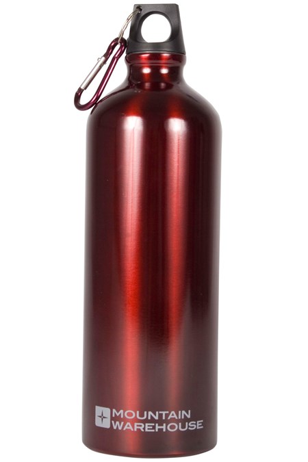 1L Metallic Bottle With Karabiner