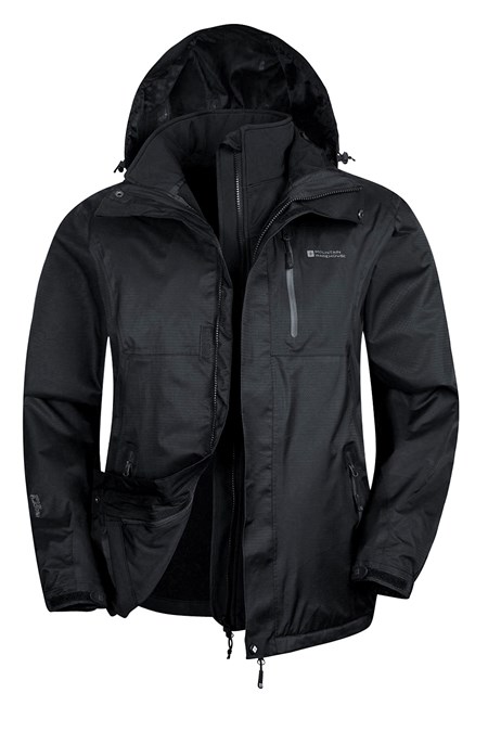 Bracken Extreme 3 in 1 Mens Waterproof Jacket