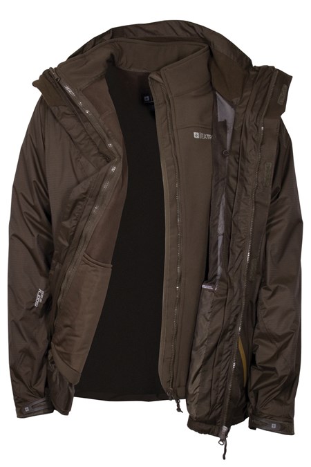 Bracken Extreme 3 in 1 Mens Waterproof Jacket