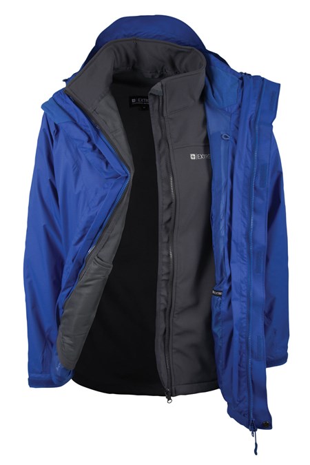 Bracken Extreme 3 in 1 Mens Waterproof Jacket