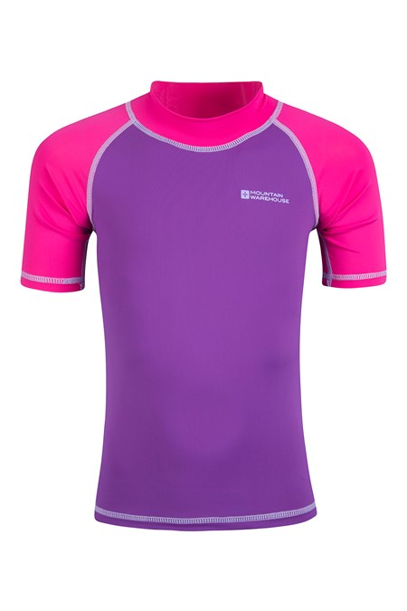 Short Sleeved Kids Rash Vest