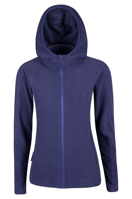021438 HEBRIDEAN STRIPE MELANGE WOMENS HOODIE