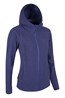 021438 HEBRIDEAN STRIPE MELANGE WOMENS HOODIE