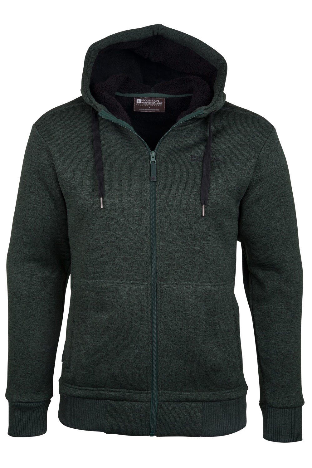 nevis mens fur lined hoodie
