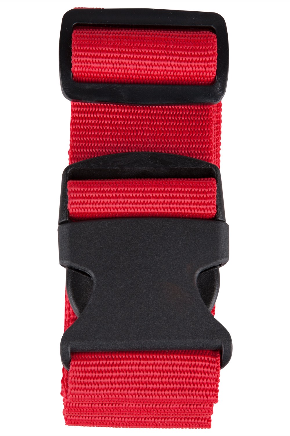 red luggage strap