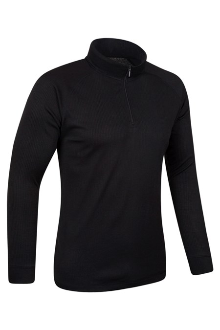 023197 TALUS LS ZIP NECK BASELAYER TOP