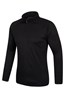 Talus Mens Long Sleeved Zip Neck Top