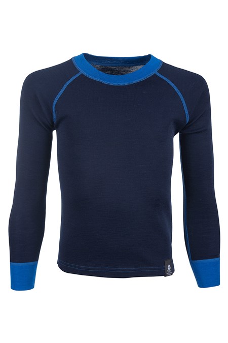 023253 MERINO KIDS ROUND NECK BASE LAYER TOP