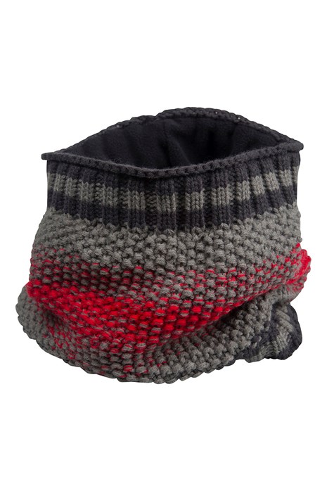 Patterned Knitted Neck Gaiter