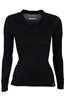 023559 MERINO WOMENS LS ZIP NECK TOP