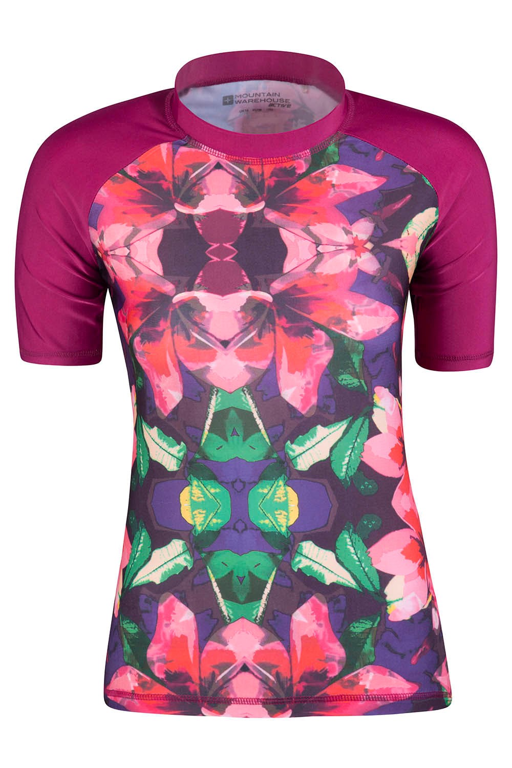 Womens Patterned Rash Vest Mountain Warehouse GB